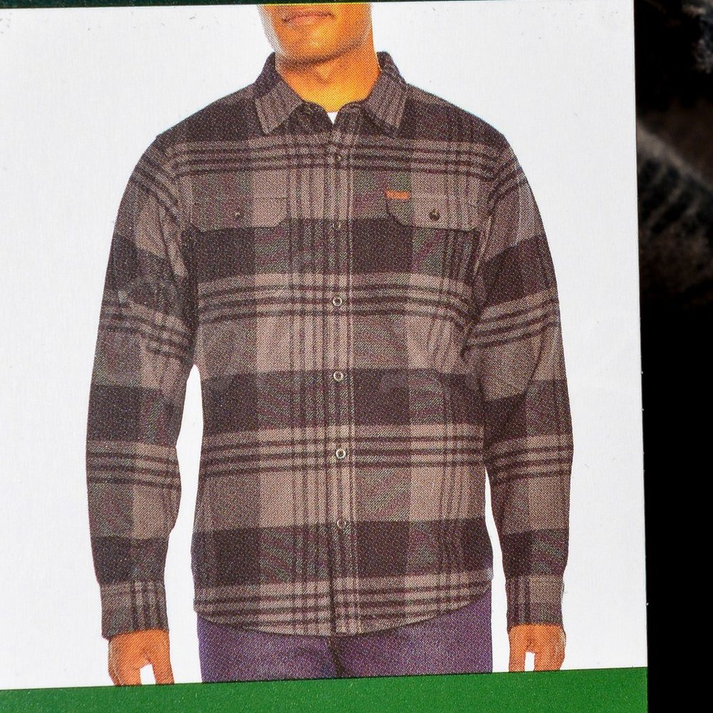 Orvis men flannel‎ Black